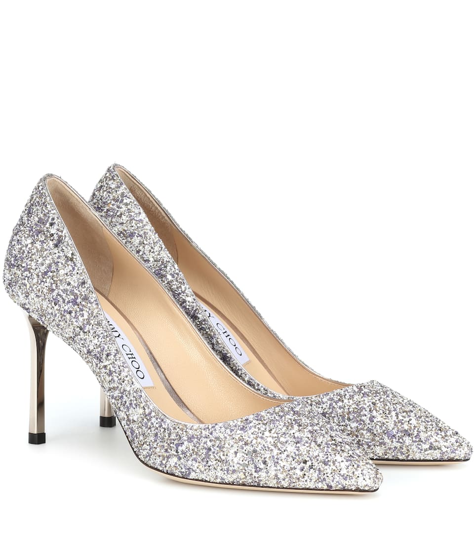 Jimmy Choo - Romy 85 glitter pumps