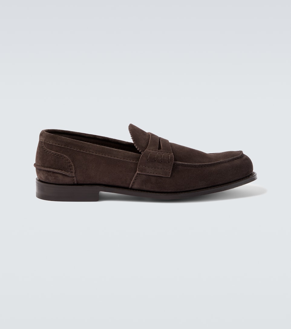 Church's Pembrey Suede Penny Loafer In Brown