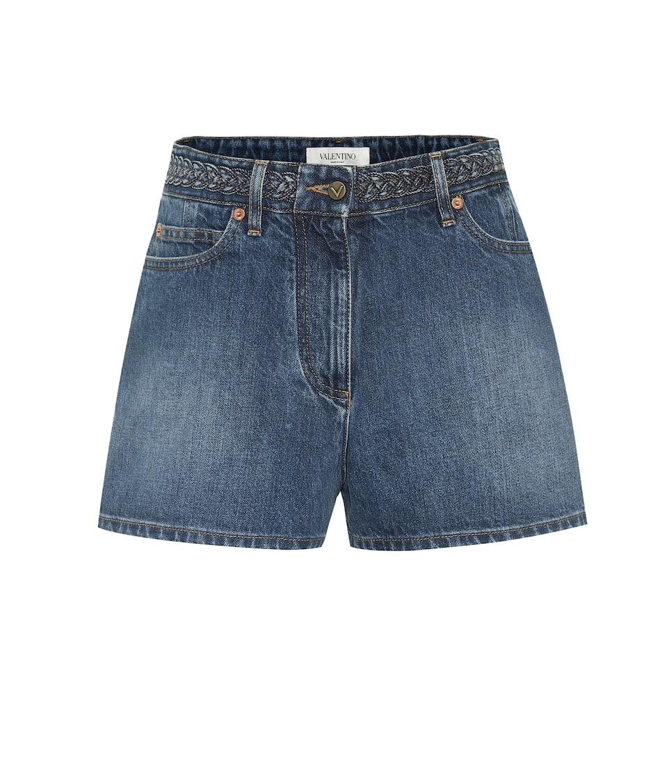 valentino denim shorts