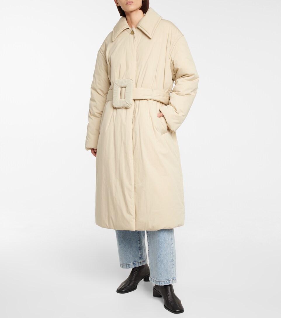 cotton blend coat