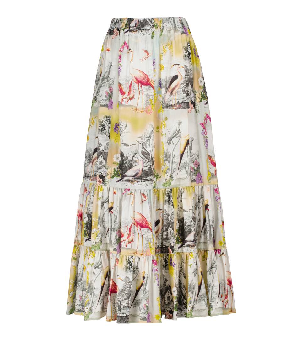 cotton maxi skirt