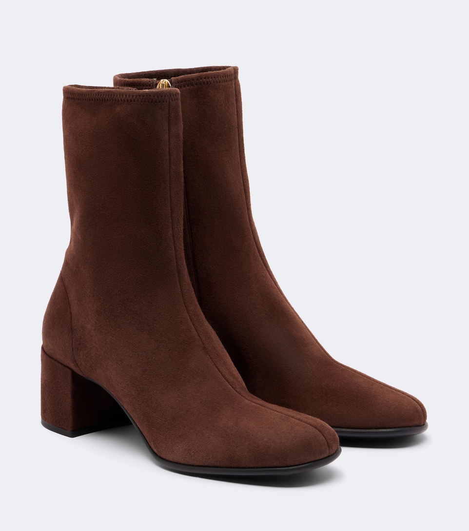 Suede ankle boots