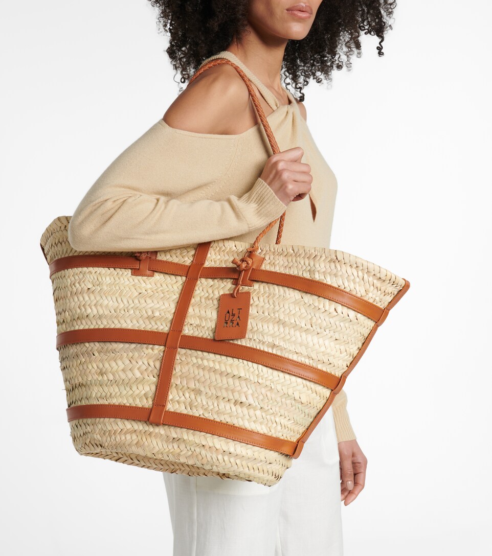 large raffia bag