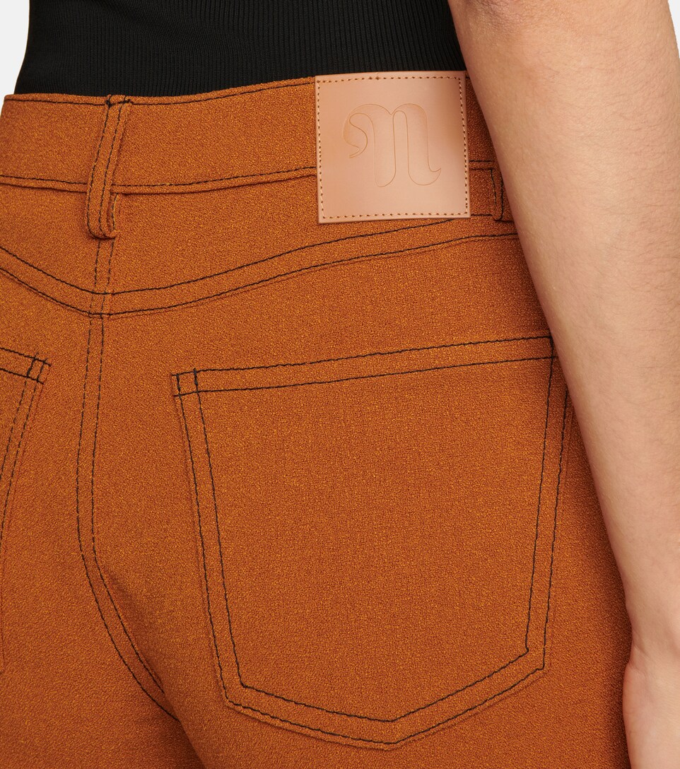 Nanushka - Pantalones rectos Basma afelpados | Mytheresa