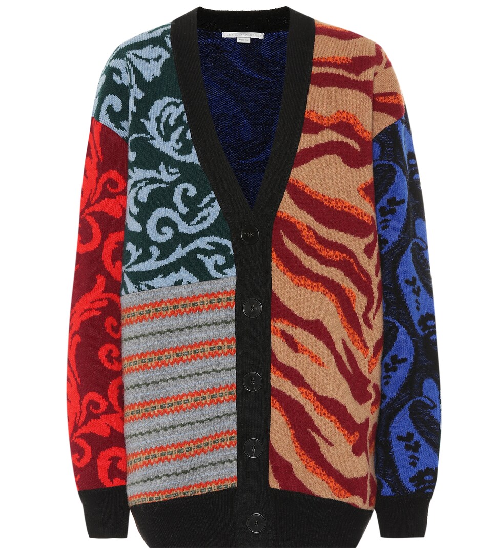 stella mccartney patchwork cardigan