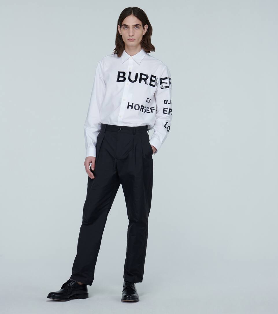 BURBERRY Horseferry printed shirt,P00433306