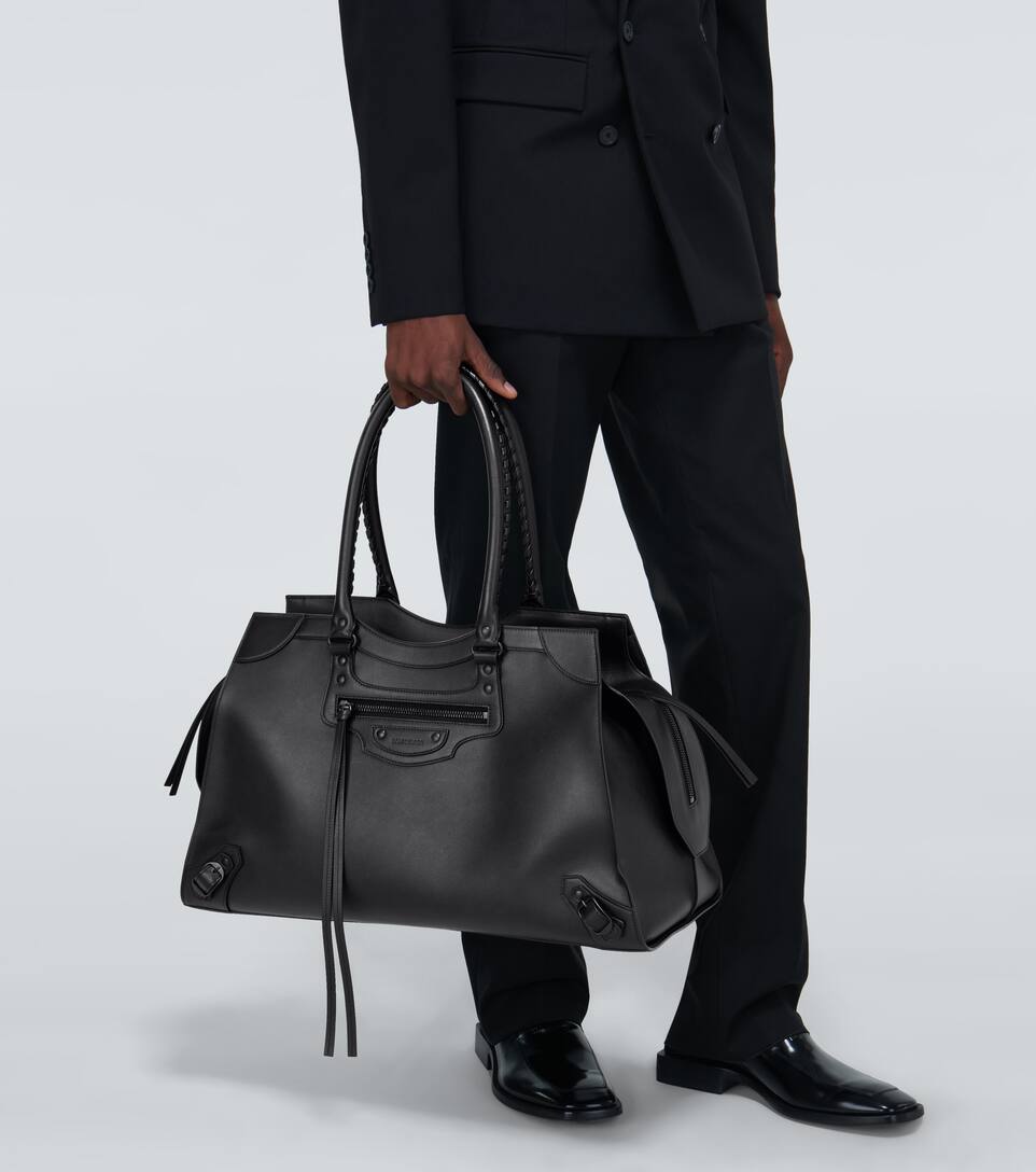 classic leather tote