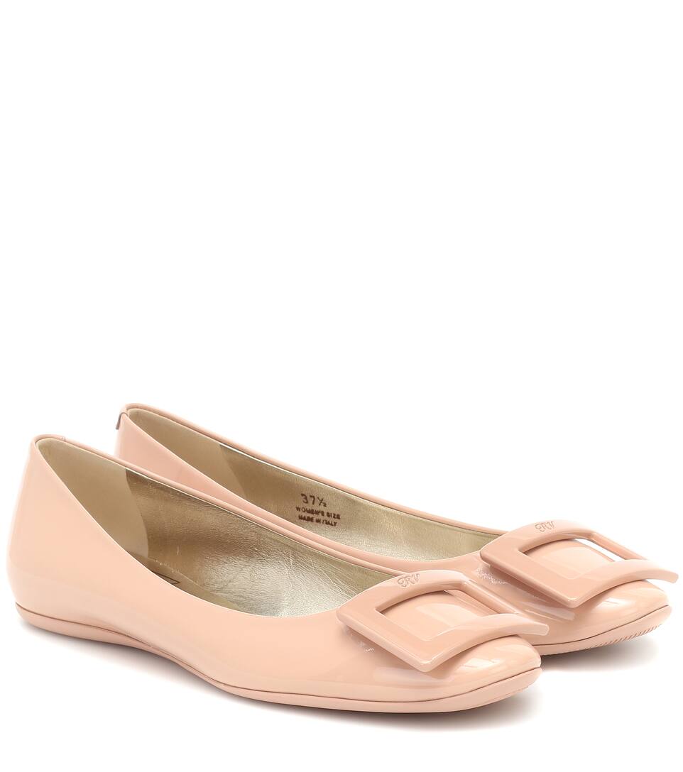 roger vivier patent flats