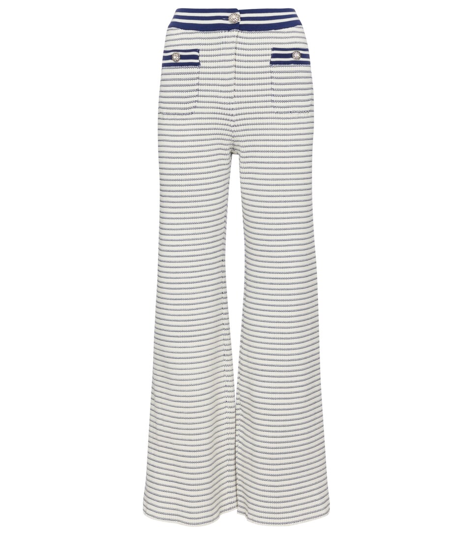 flared pants striped