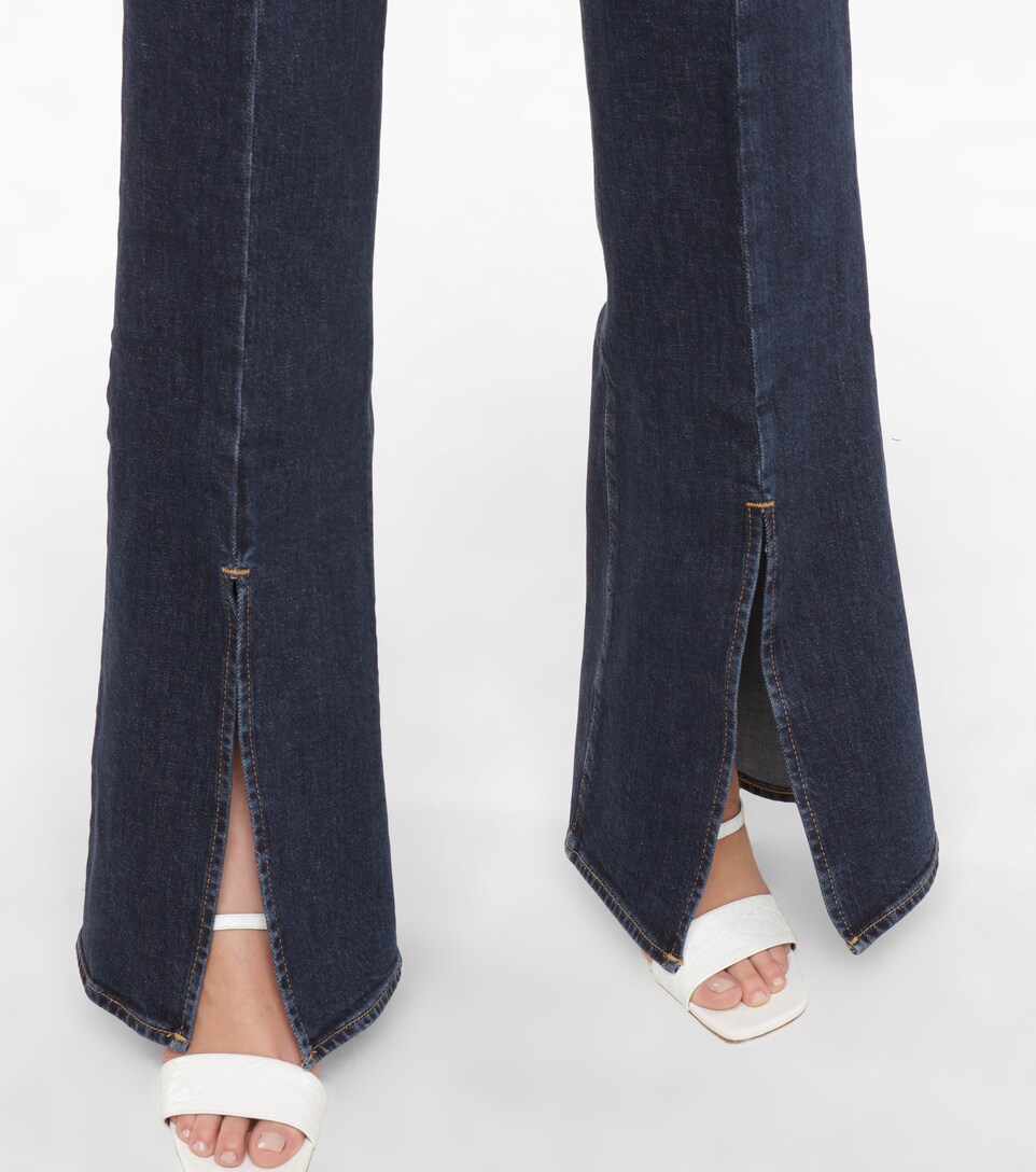 7 For All Mankind - Jeans a gamba larga e vita alta | Mytheresa