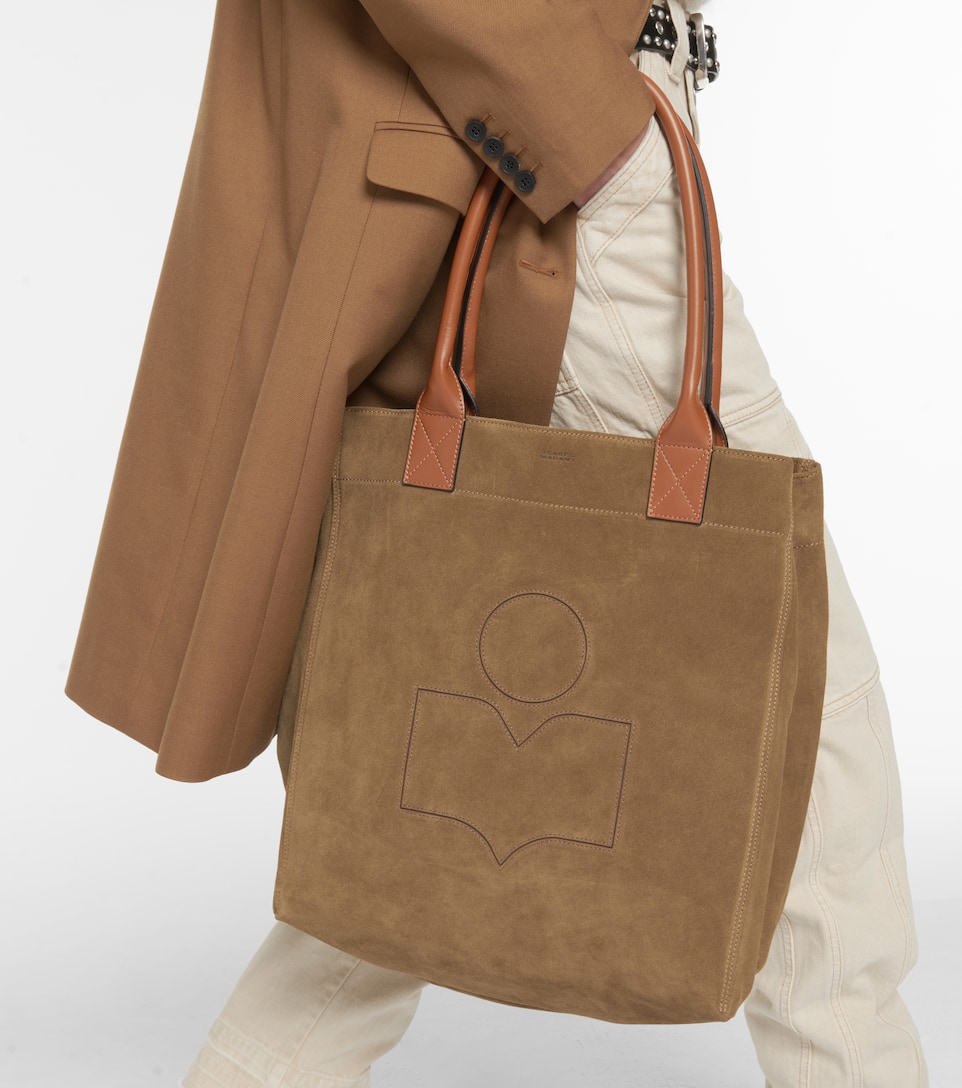 Isabel Marant Yenky suede tote bag Mytheresa