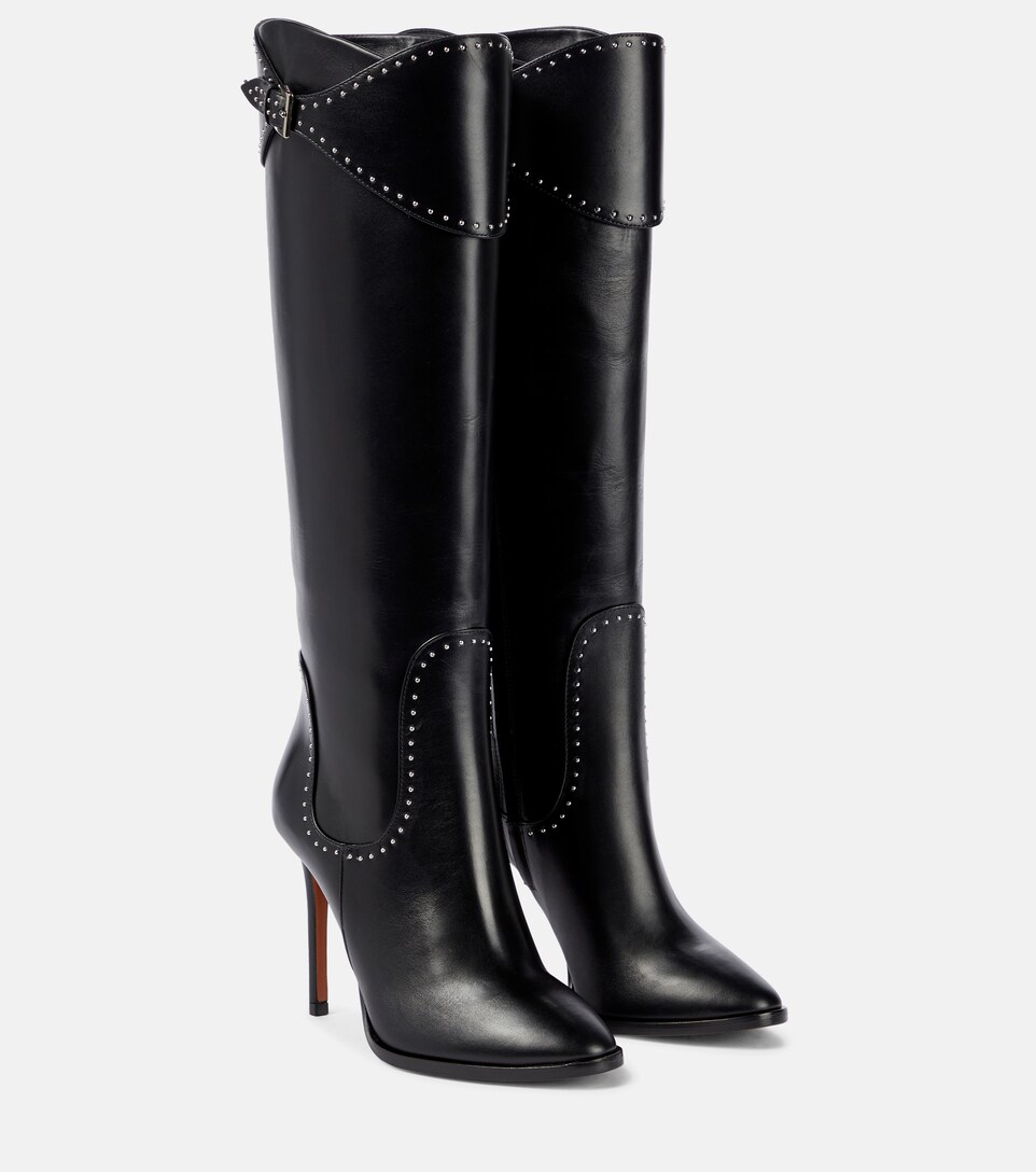 alaia studded boots