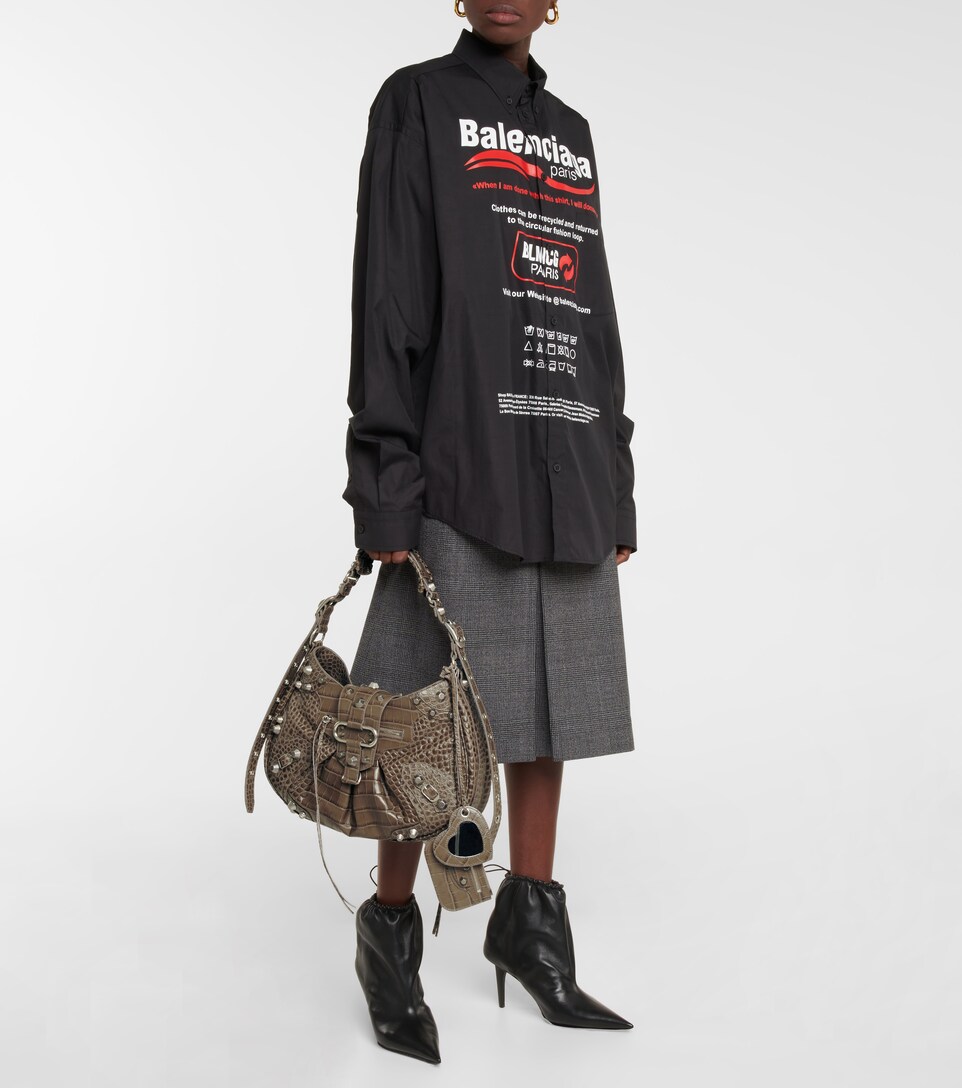 Balenciaga - Borsa Le Cagole Medium in pelle stampata | Mytheresa