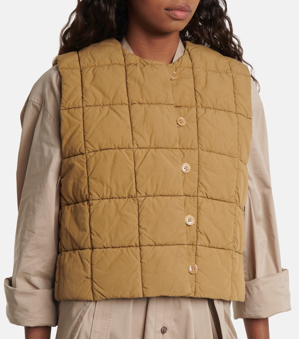 Lemaire - Quilted cotton-blend vest 