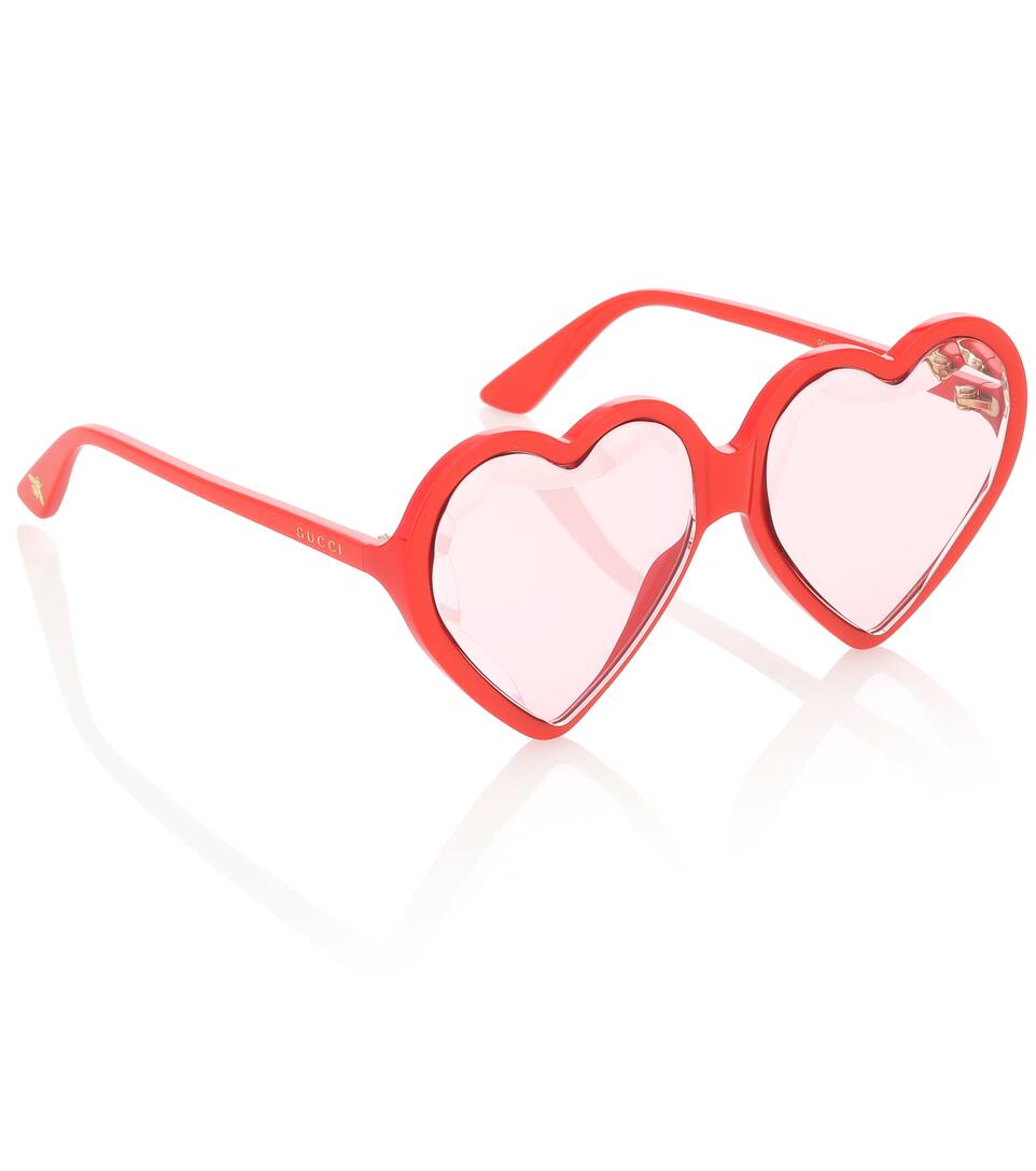 heart sunglasses gucci