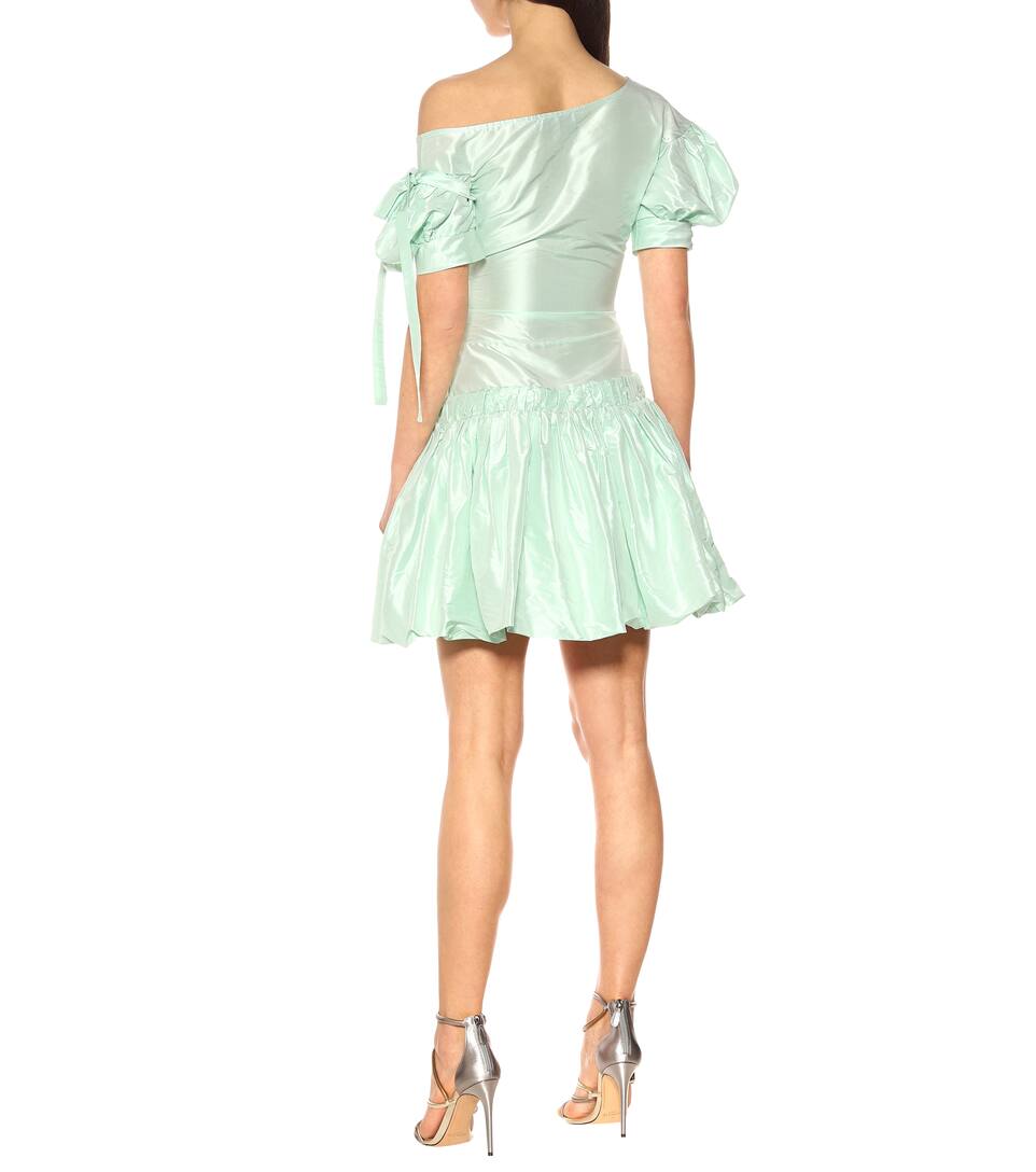 Janine In Preen Thornton Taffetà Miniabito Bregazzi By Di Seta POwk0X8n