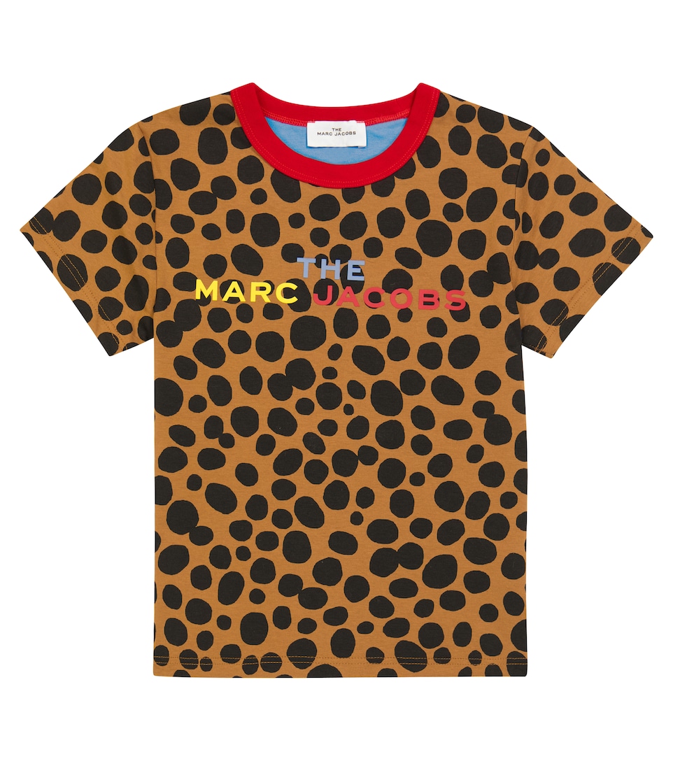 Short-sleeved leopard-print T-shirt 