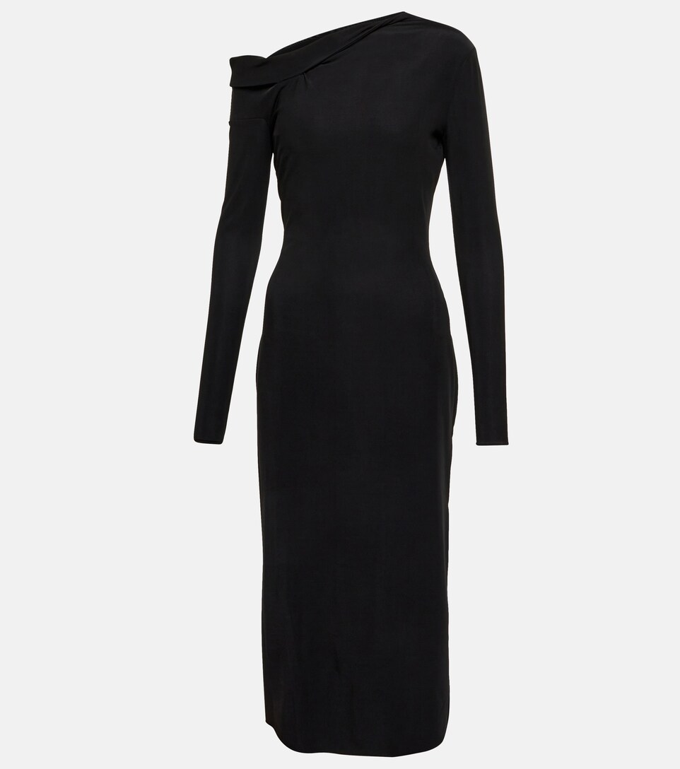 Tom Ford - One-shoulder knit midi dress 