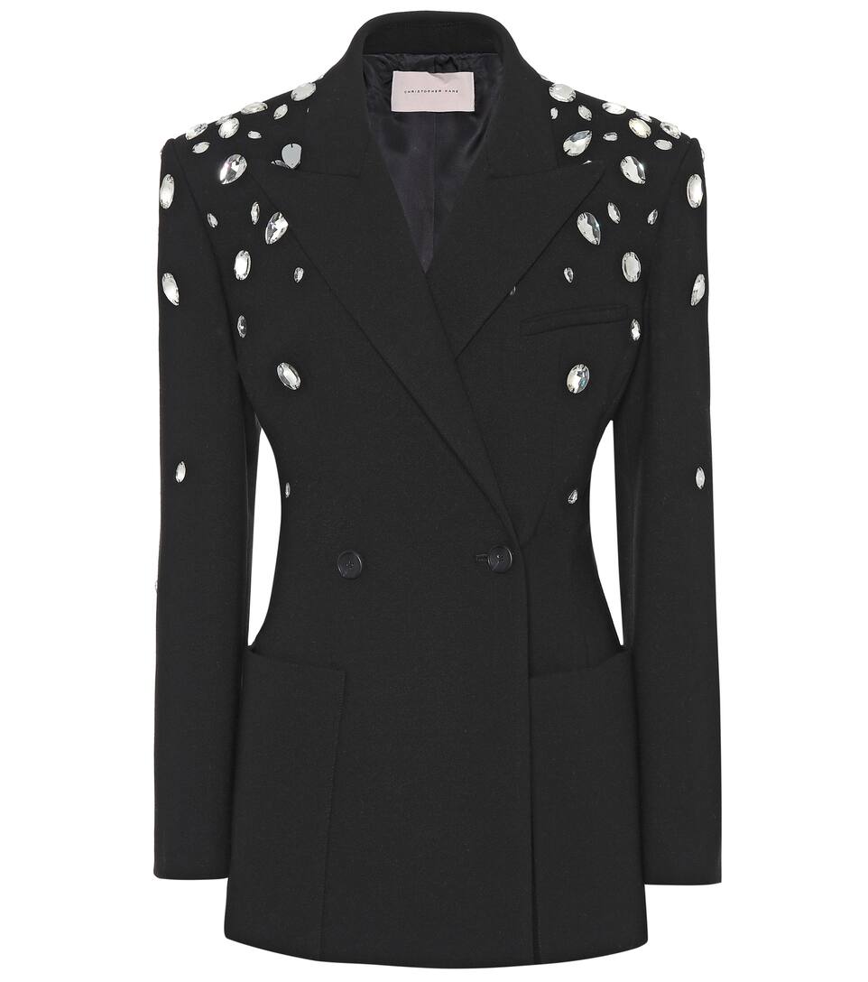 Get Wallpaper Crystal Embellished Blazer Christopher Kane Mytheresa Desktop Wallpaper Free
