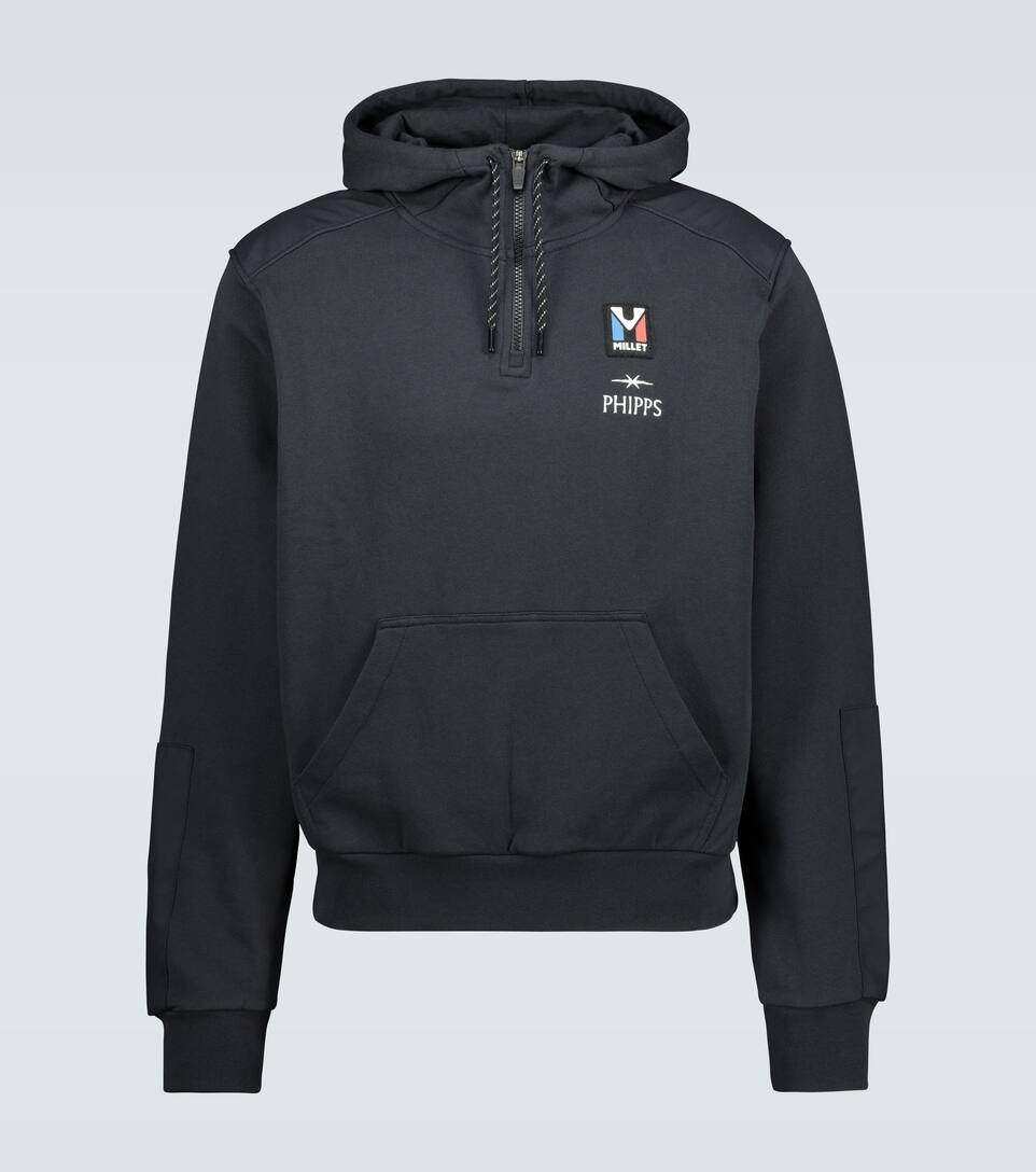 Click to view more detailed imagery on our partner's website Phipps Cotton Hooded Sweatshirt In Black