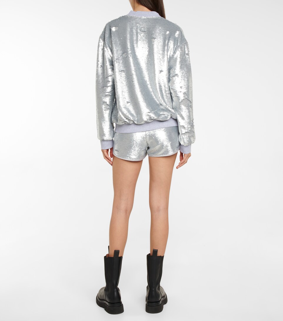 embellished bomber jacket