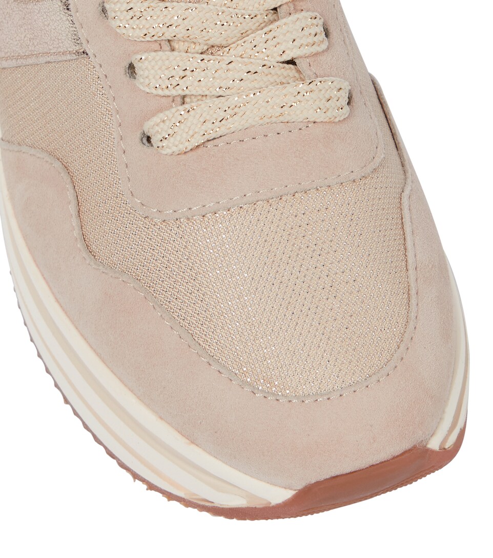 Hogan - Sneakers Midi Platform H483 in suede | Mytheresa