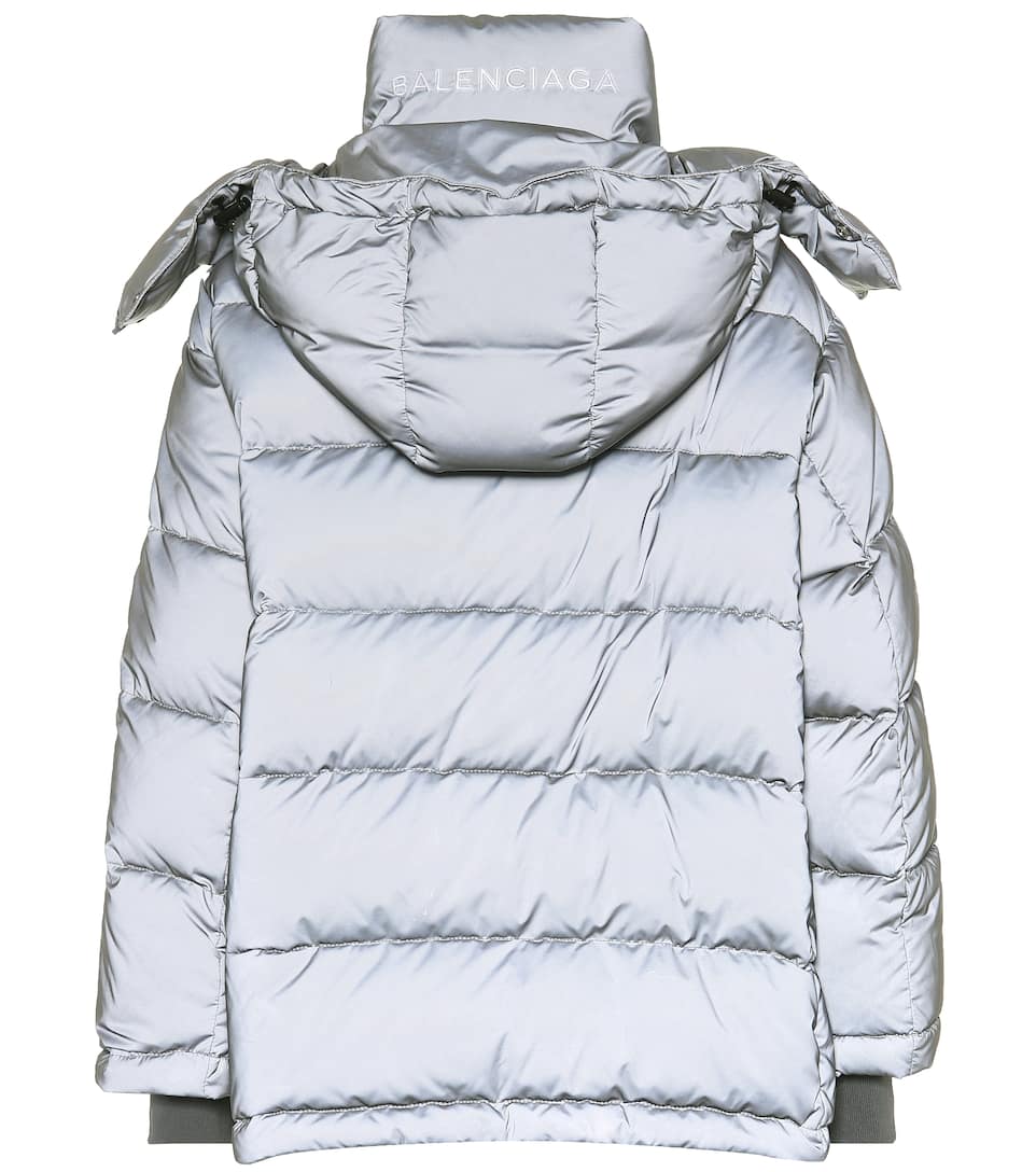 balenciaga reflective puffer jacket