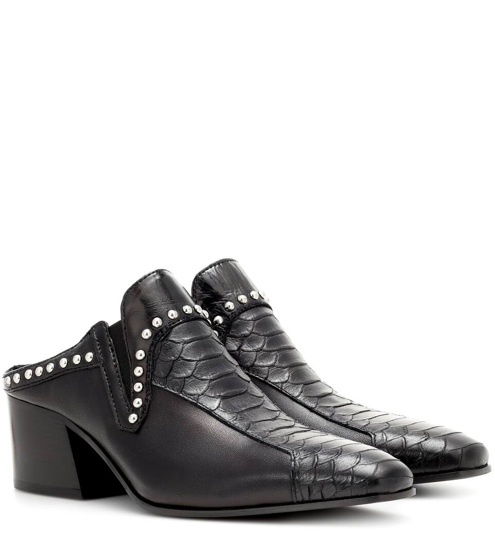 kamir缀饰皮革穆勒鞋