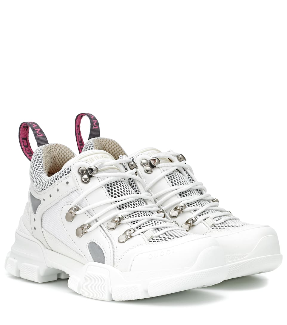 gucci flashtrek white