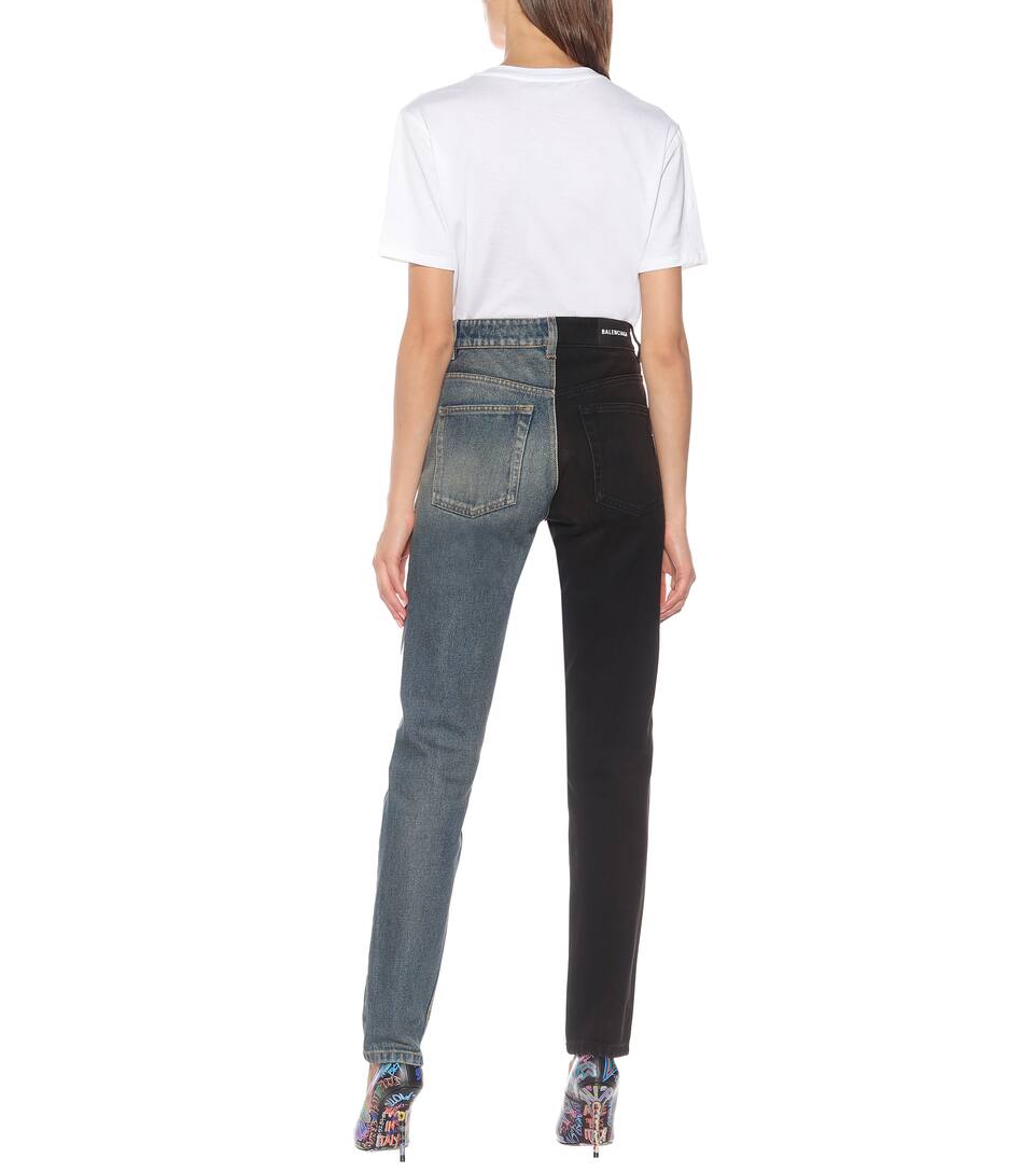 À Taille Haute Droit Balenciaga Jean mO80wvNn
