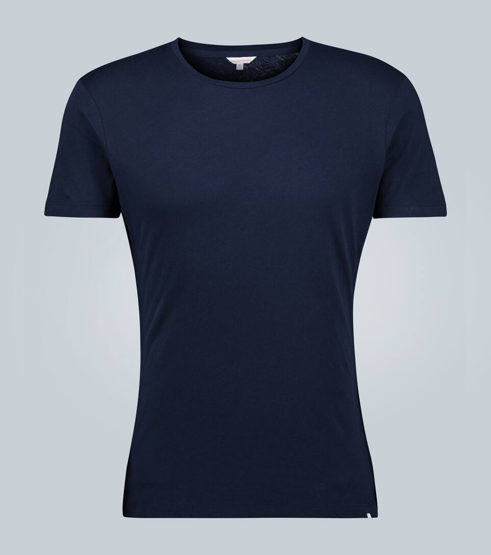 Orlebar Brown Ob-t Cotton Crewneck T-shirt In Blue