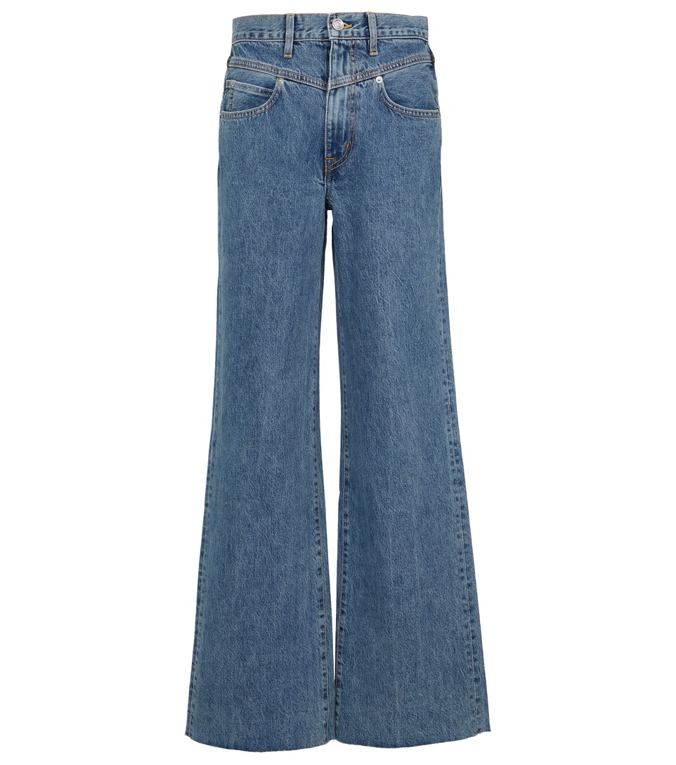 Grace high-rise wide-leg jeans 