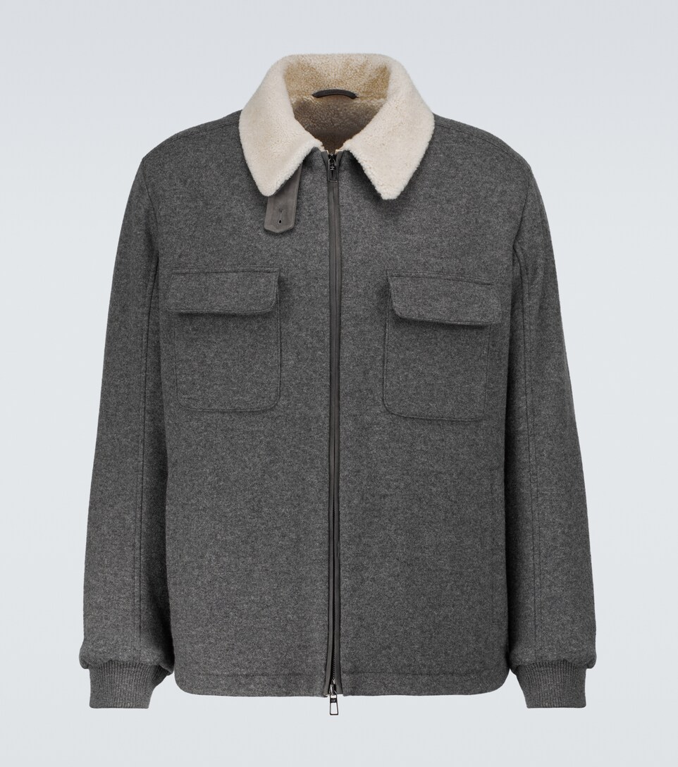 loro piana shearling jacket