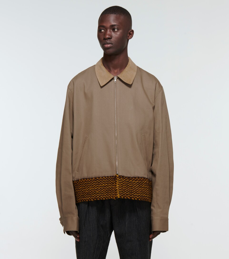 cotton blouson jacket