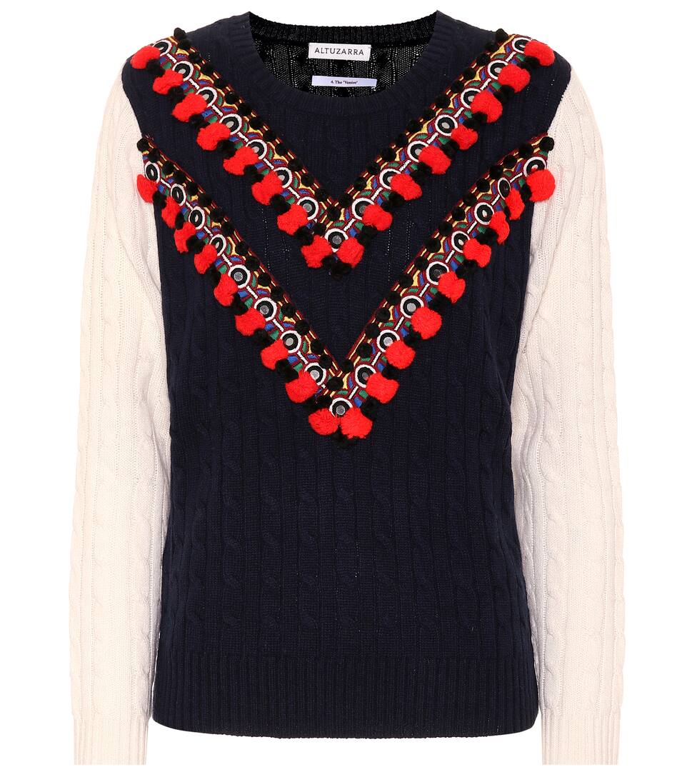 Cashmere Altuzarra And Venise Wool Sweater n0OkXwP8