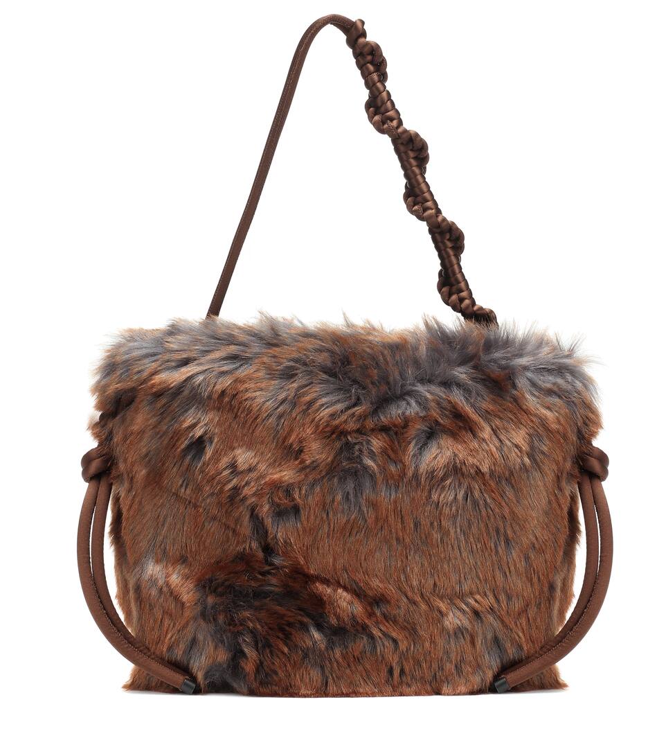Faux Fur Shoulder Bag