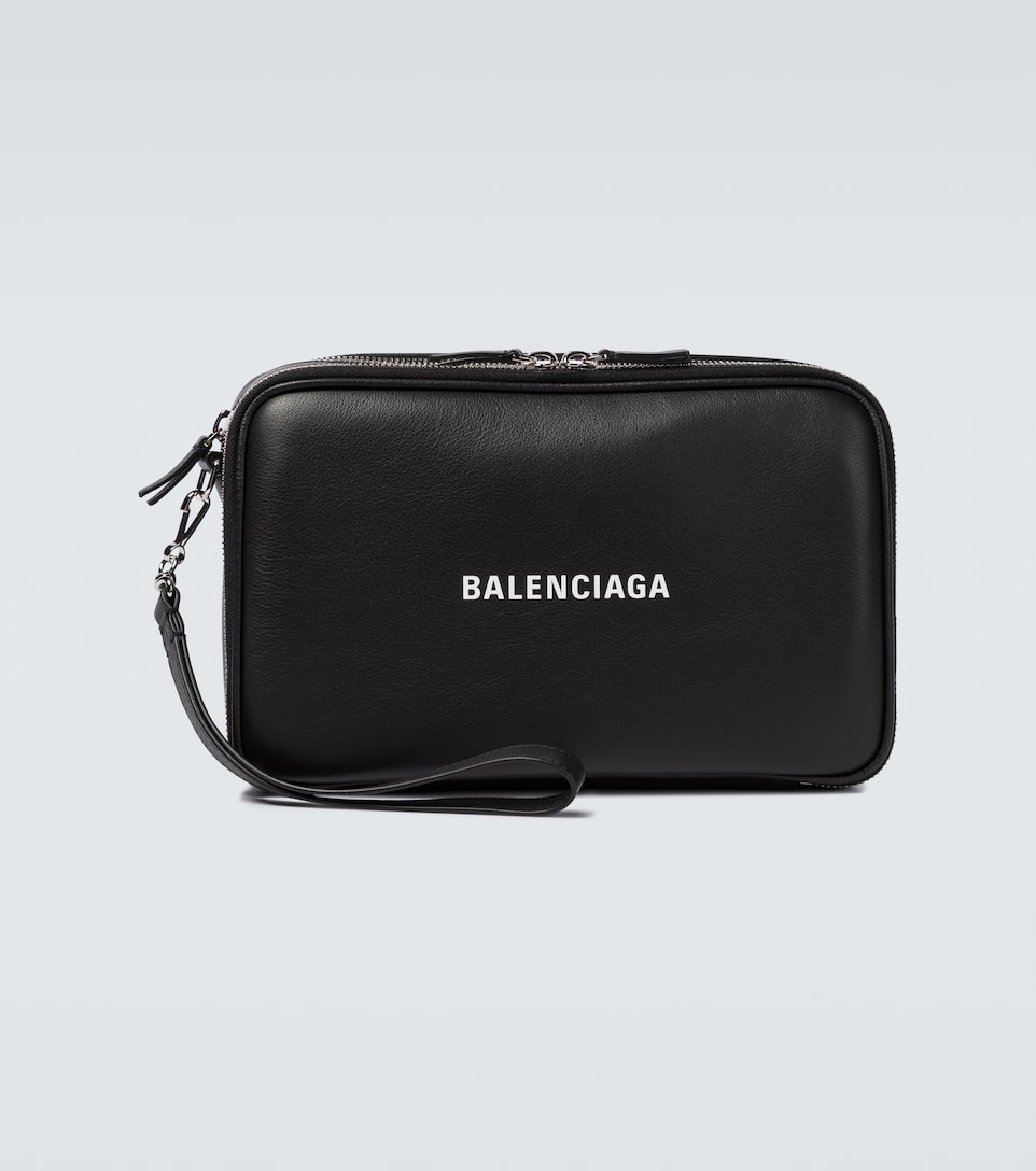 Balenciaga leather pouch clearance