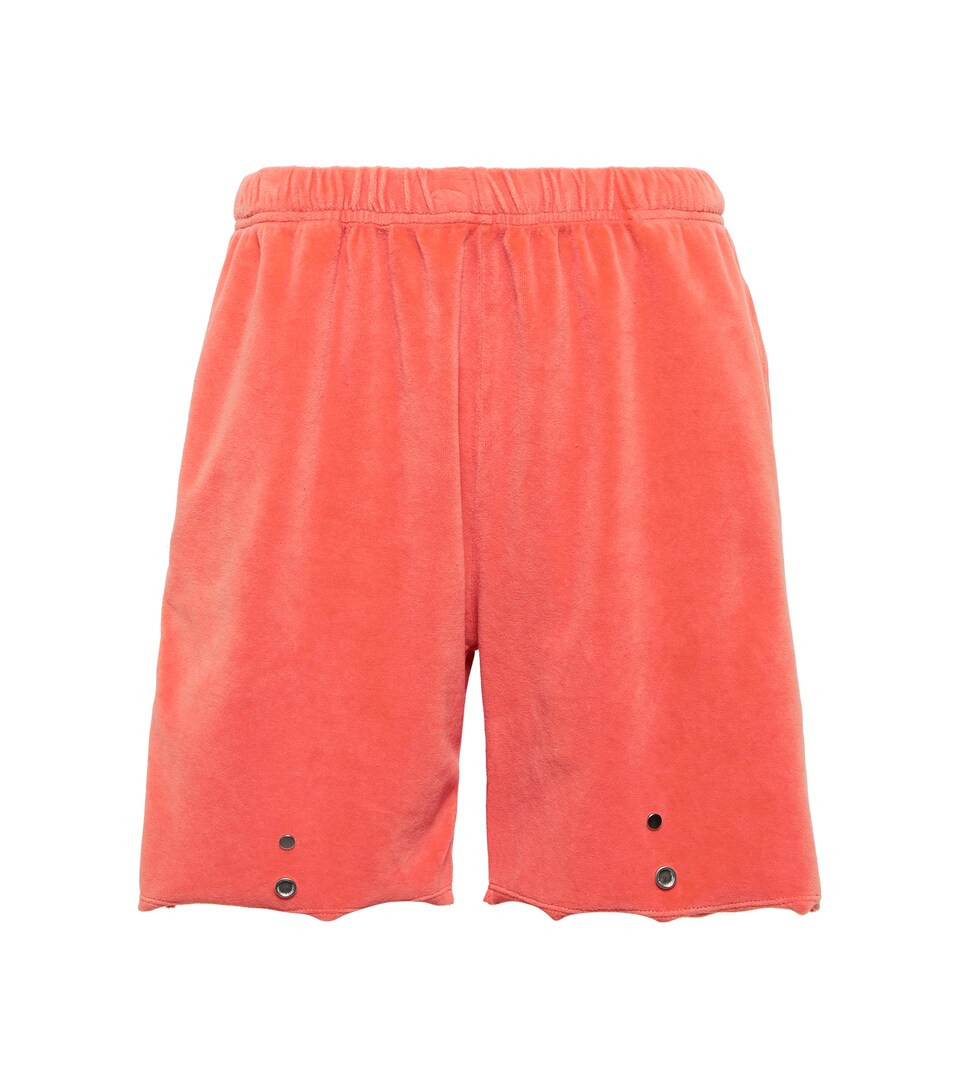 Snap Front velour shorts | Mytheresa
