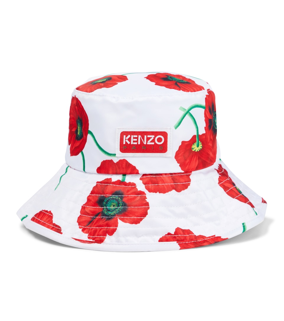 Kenzo - Floral canvas bucket hat 
