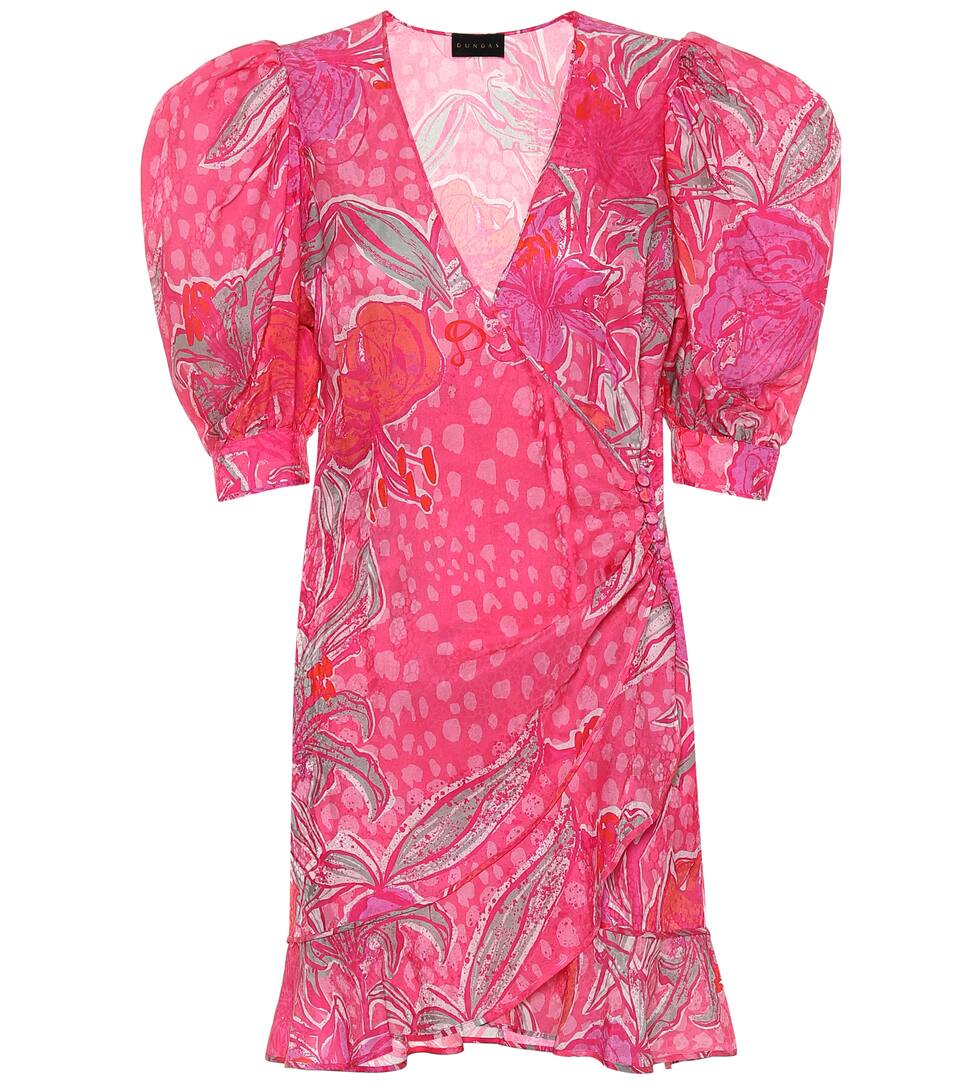 Dundas Satin In Stampa A Miniabito Jacquard YygvIb7f6