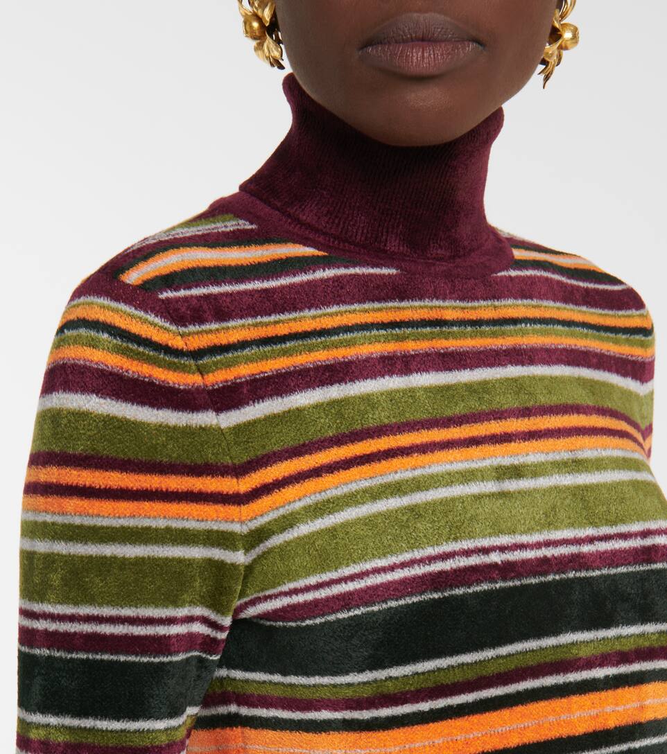 striped colorful turtleneck