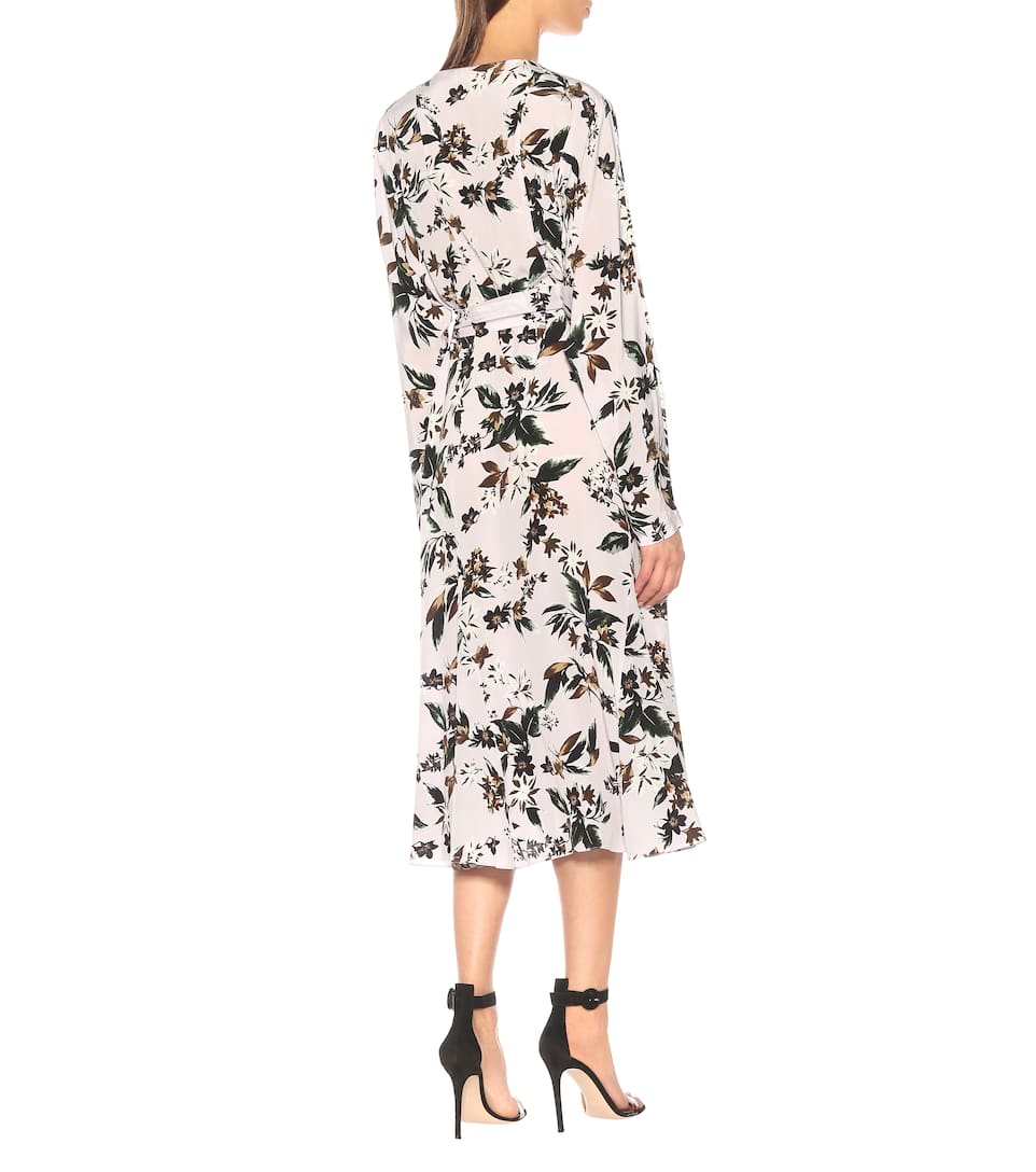 Von Elle Soie Robe Portefeuille Furstenberg Diane En Imprimée 8nkwOPNZ0X