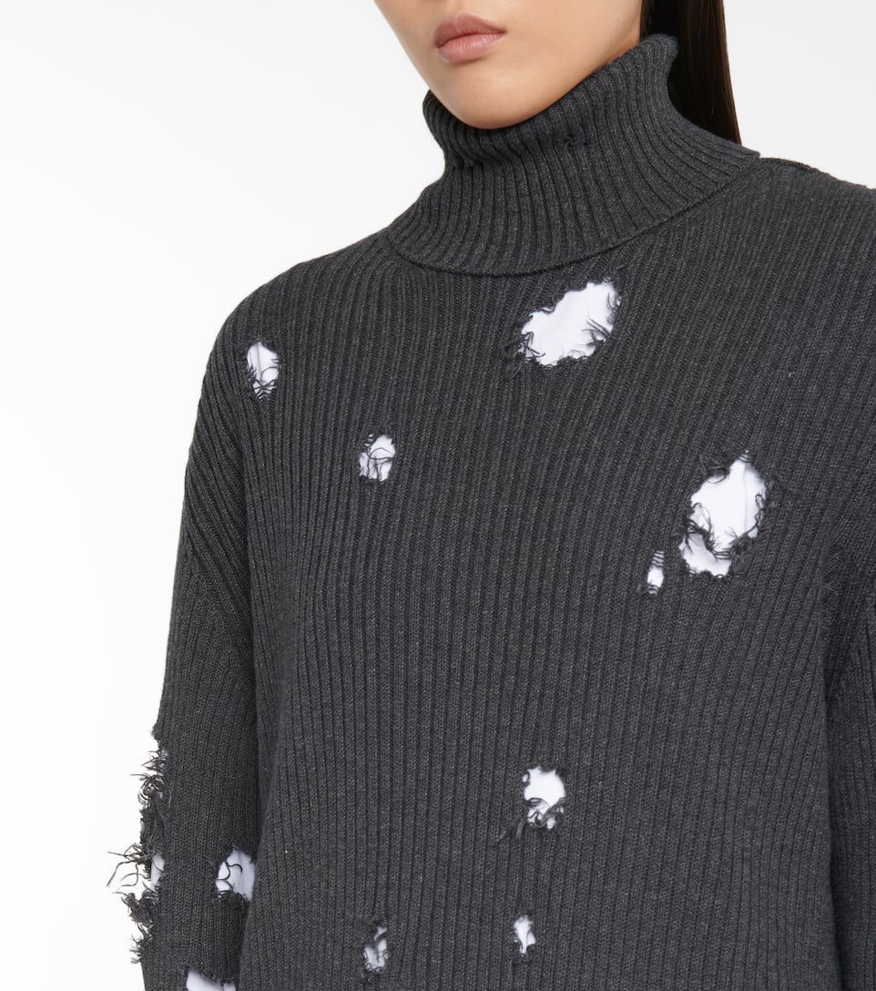 balenciaga ribbed sweater