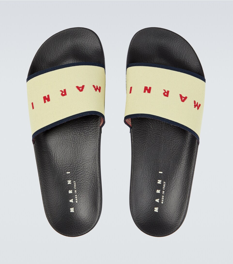 womens designer pool slides