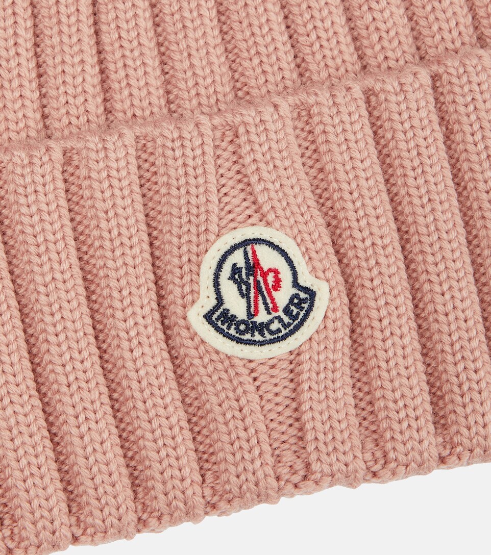 Ribbed-knit virgin wool beanie 