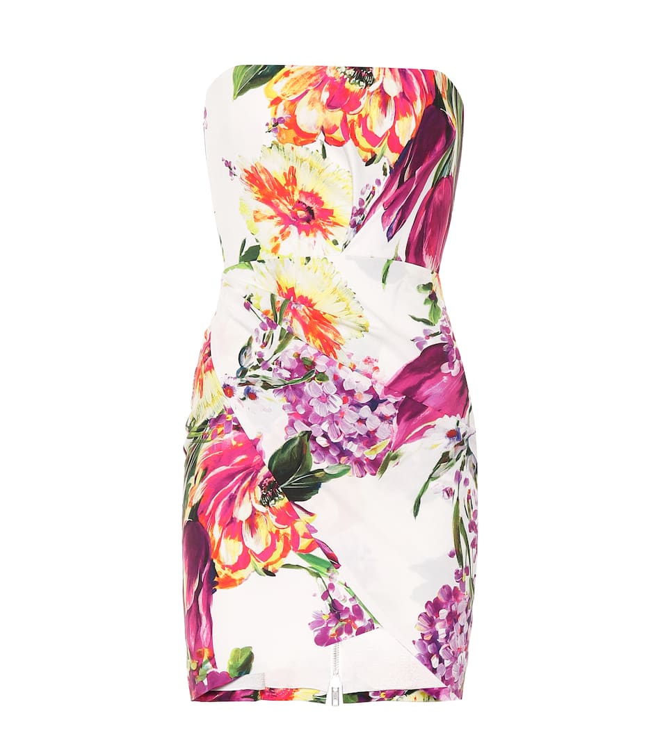 Perry Caine Bustier En Crêpe ImpriméMytheresa Alex Mini Robe pGUSqzMV