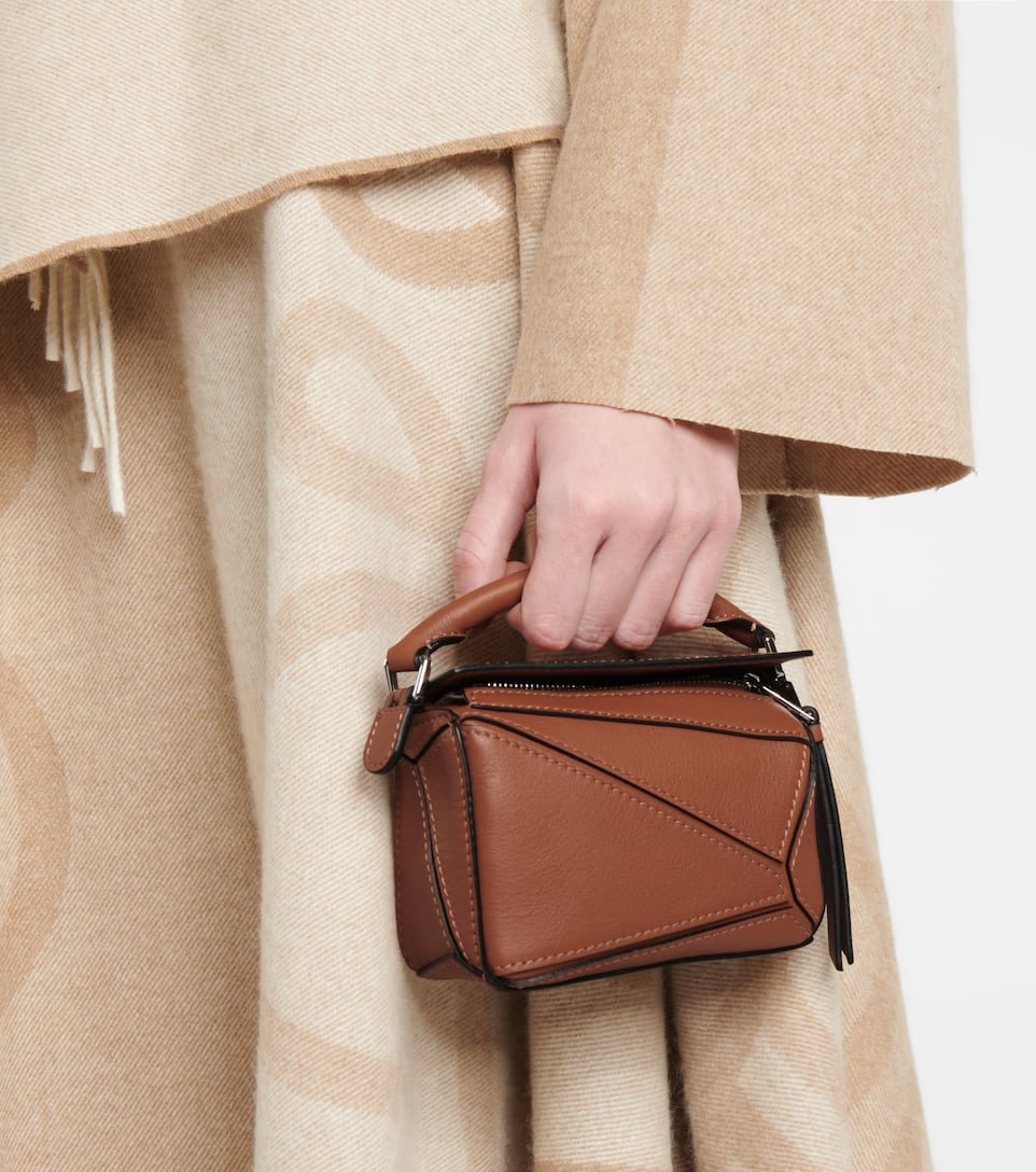 Loewe Puzzle Nano leather shoulder bag Mytheresa