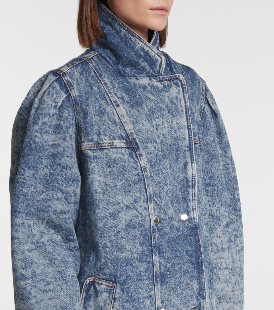 wooly denim jacket