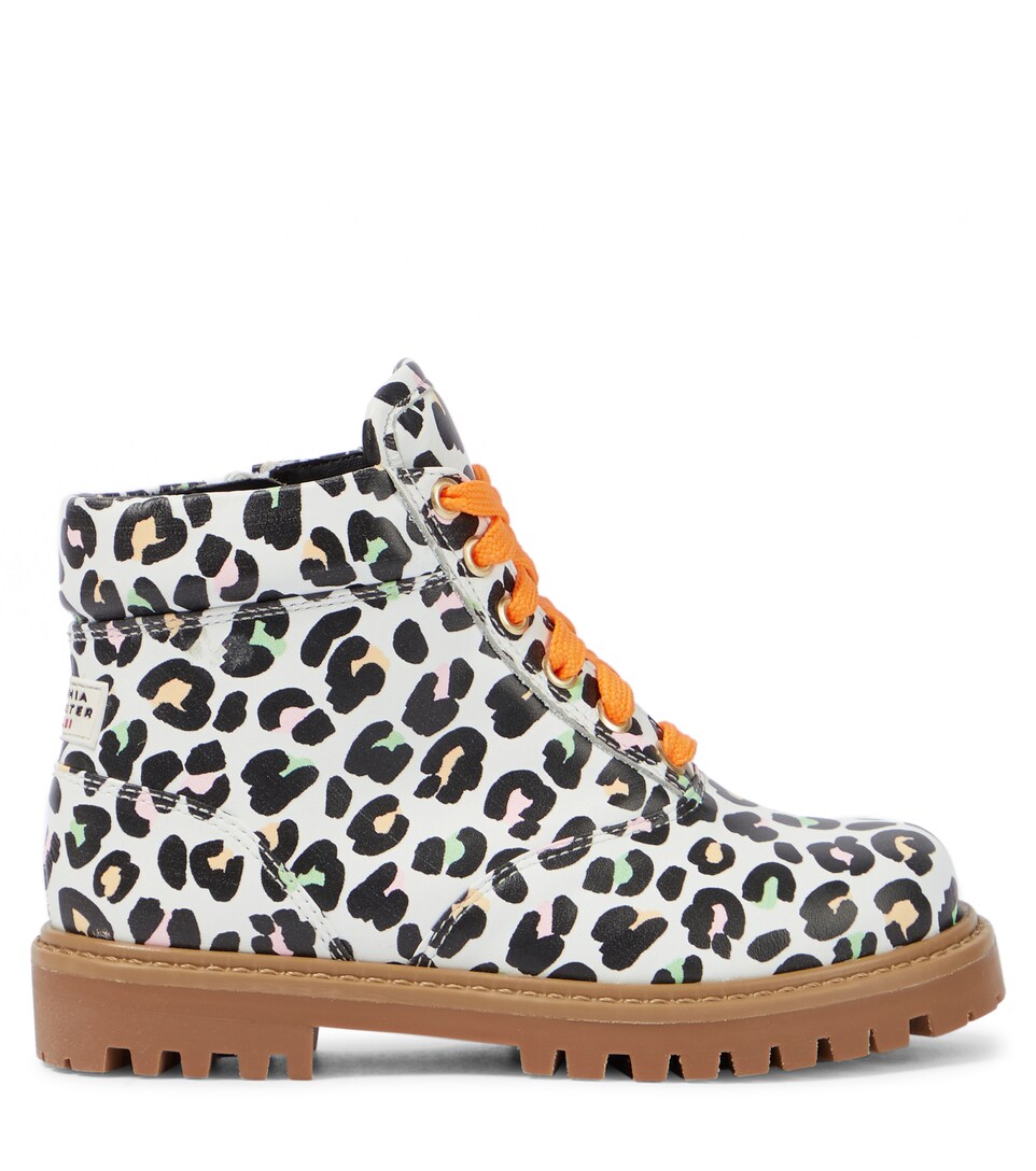 leopard print hiking boots