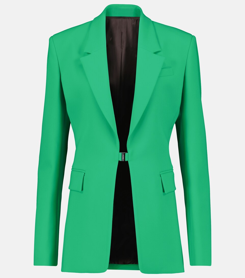 The Attico - Bowie single-breasted crêpe blazer | Mytheresa